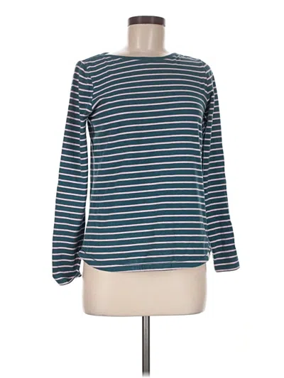 Pre-owned Fat Face Long Sleeve T-shirt In Blue