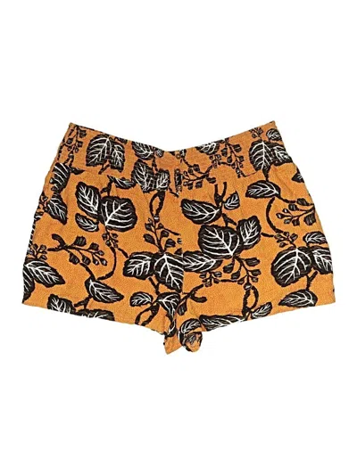 Pre-owned Fat Face Shorts In Orange