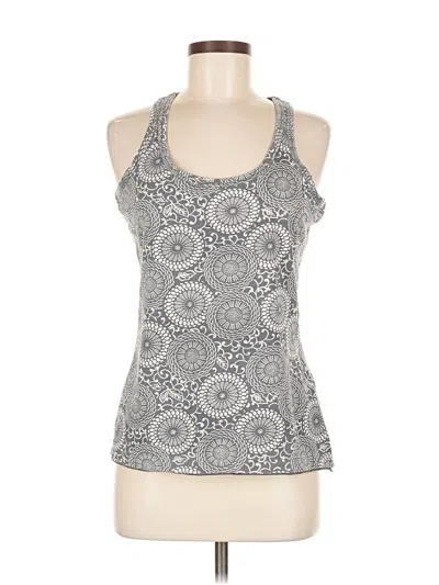 Pre-owned Fat Face Sleeveless Top Gray Halter Neckline Tops