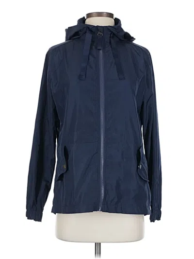 Pre-owned Fat Face Windbreaker Jacket In Blue