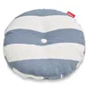 Fatboy Circle Pillow In Stripe Ocean Blue