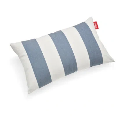Fatboy King Outdoor Pillow In Stripe Ocean Blue