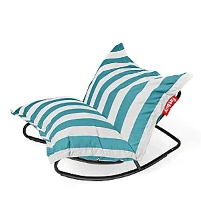 Fatboy Original Outdoor Bean Bag & Rock 'n Roll Bundle In Stripe Azur