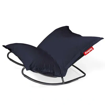 Fatboy Original Outdoor Bean Bag Chair + Rock 'n Roll Rocker Bundle In Dark Ocean