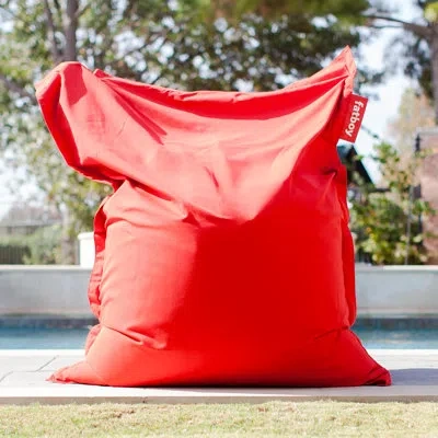 Fatboy Original Outdoor Bean Bag In Red Sunbrella