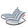 Fatboy Original Slim Outdoor Bean Bag & Rock 'n Roll Bundle In Ocean Blue