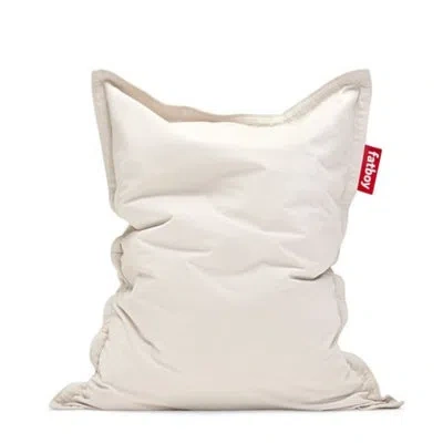 Fatboy Original Slim Recycled Cord Bean Bag Chair In Cream 100% Polyester