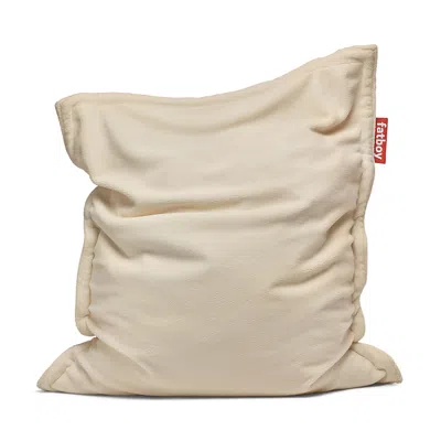 Fatboy Original Slim Teddy Bean Bag In Off White