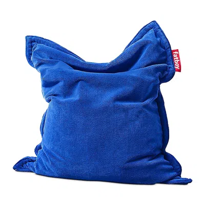 Fatboy Original Slim Teddy Bean Bag In Royal Blue