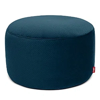 Fatboy Point Large Royal Velvet Pouf In Deep Sea