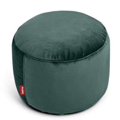 Fatboy Point Pouf Ottoman In Petrol Velvet