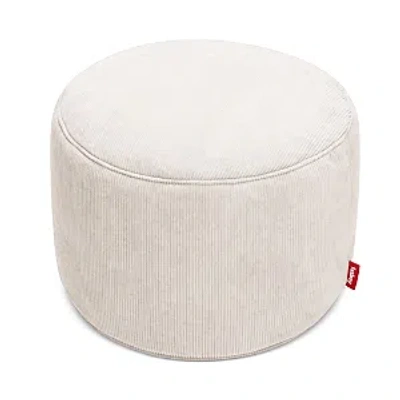 Fatboy Point Ribbed Cord Pouf In Cream