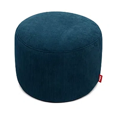 Fatboy Point Ribbed Cord Pouf In Deep Blue