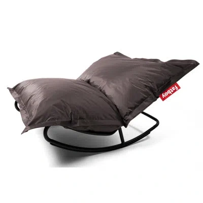 Fatboy Rock 'n Roll Medium Bean Bag Chair In Gray Nylon