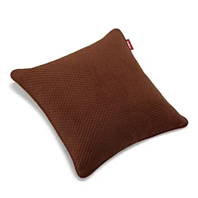Fatboy Royal Velvet Square Accent Pillow, 20 X 20 In Tobacco