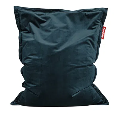 Fatboy Slim Velvet Bean Bag Chair In Petrol