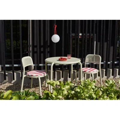 Fatboy Toni Bistreau Outdoor Bistro Table Set With Chairs In Desert