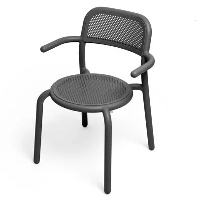 Fatboy Toní Stacking Patio Dining Armchair In Anthracite