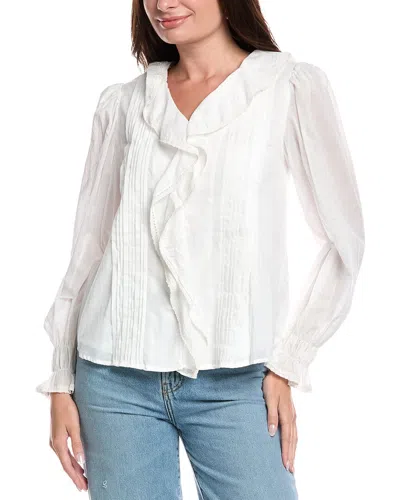Fate 3/4-sleeve Blouse In White