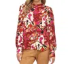 Fate Abstract Top In Plum