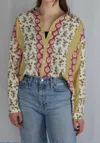 Fate Artsy Vibes Shirt In Cream/yellow/rust