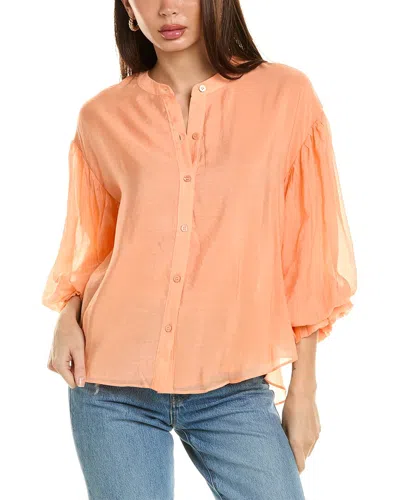 Fate Balloon Sleeve Blouse In Pink
