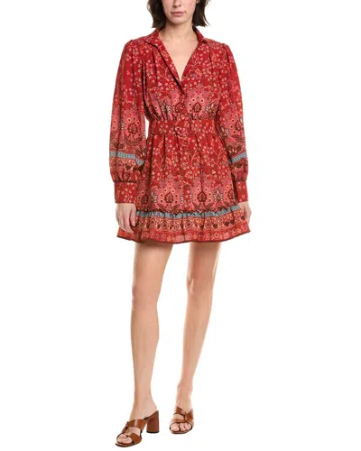 Fate Belted Waist In Burgundy