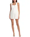 Fate Bow Back Romper In White