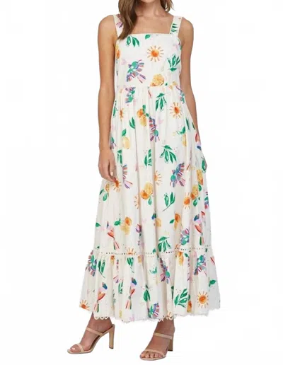 Fate By Lfd Laurie Print Dress In Multi In White