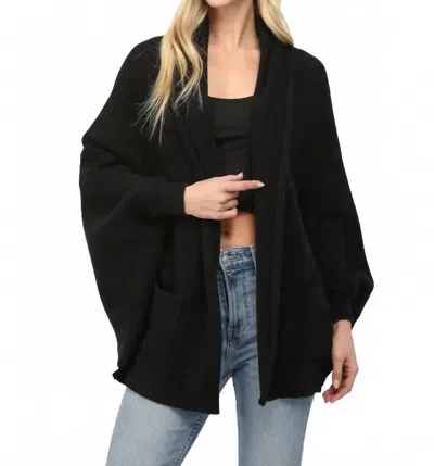 Fate By Lfd Stiles Cardigan Top In Black