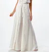 Fate By Lfd Valerina Wide Leg Pants In White In White