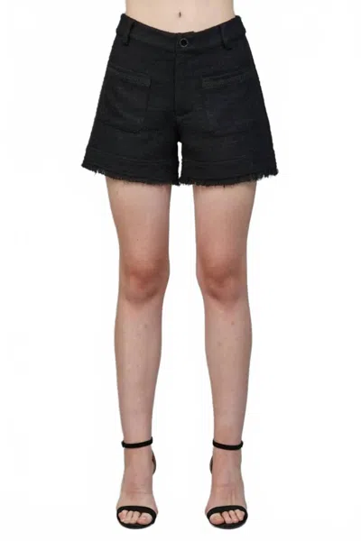 Fate By Lfd Women's Tony Tweed Shorts In Black