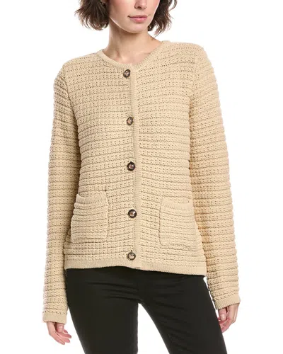 Fate Cardigan Sweater In Brown