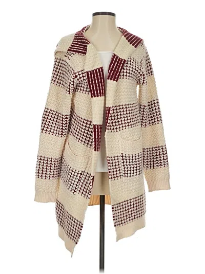 Pre-owned Fate Cardigan Sweater In Burgundy