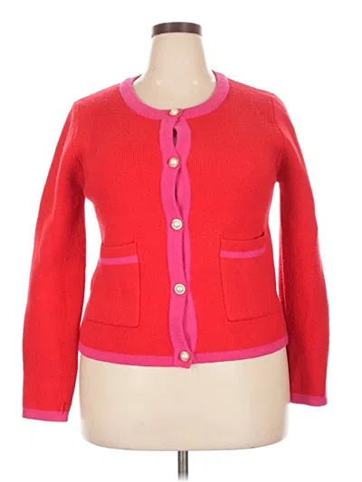 Pre-owned Fate Cardigan Sweater In Red