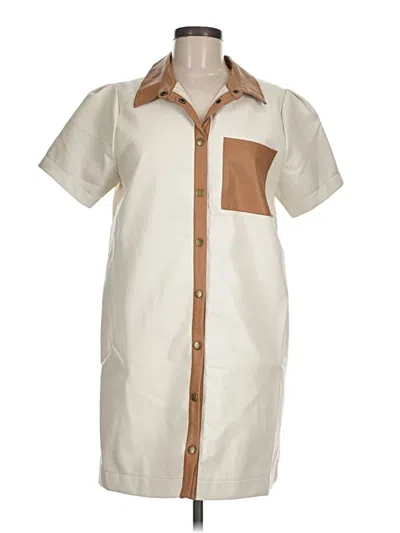 Pre-owned Fate Casual Dress In Brown