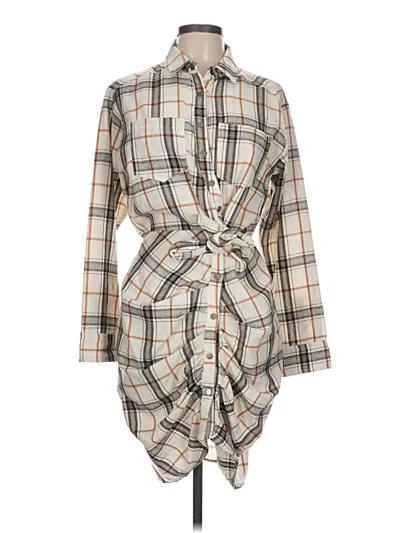 Pre-owned Fate Casual Dress In Brown