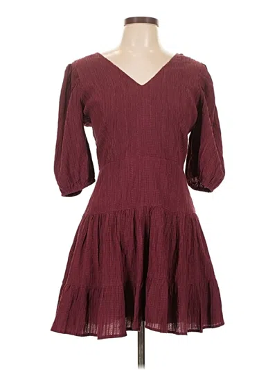 Pre-owned Fate Casual Dress In Burgundy