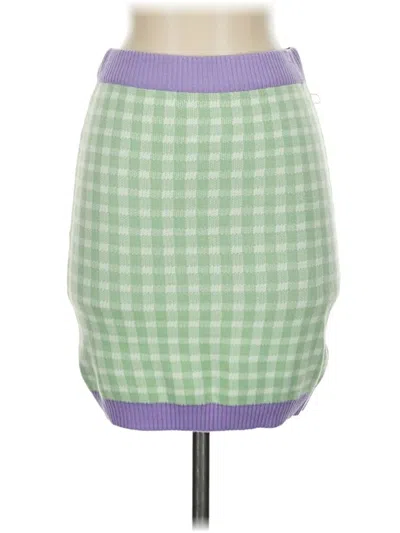 Pre-owned Fate Casual Skirt In Green
