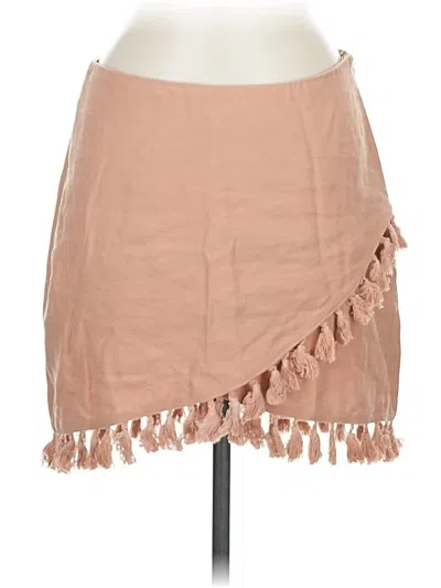 Pre-owned Fate Casual Skirt In Tan