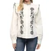 FATE CHEHALIS EMBROIDERED BLOUSE