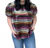 Fate City Lights Blouse In Multicolor In Multi