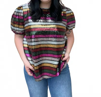 Fate City Lights Blouse In Multicolor