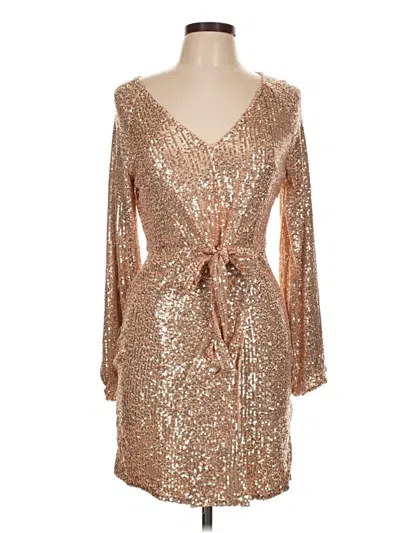 Pre-owned Fate Cocktail Dress In Gold
