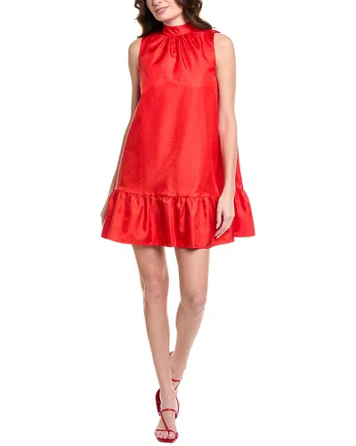 Fate Corsage Midi Dress In Pink