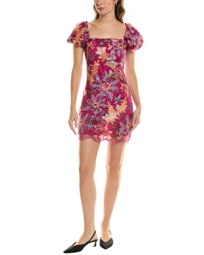 Fate Embellished Mini Dress In Purple