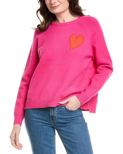 Fate Embroidered Detail Sweater In Pink