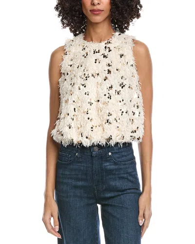 Fate Faux Fur Top In Neutral