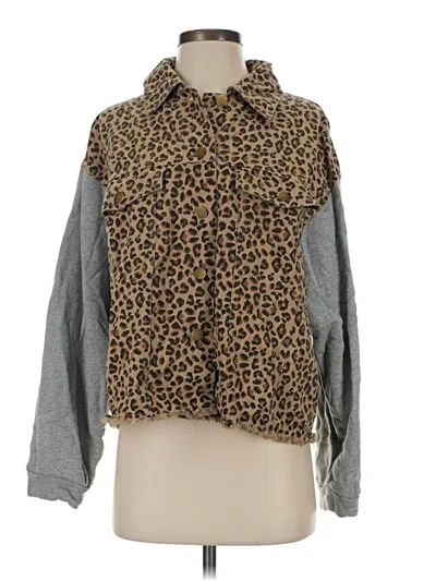 Pre-owned Fate Faux Fur Vest In Brown
