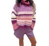 Fate Faux Leather Shorts In Lavender In Purple